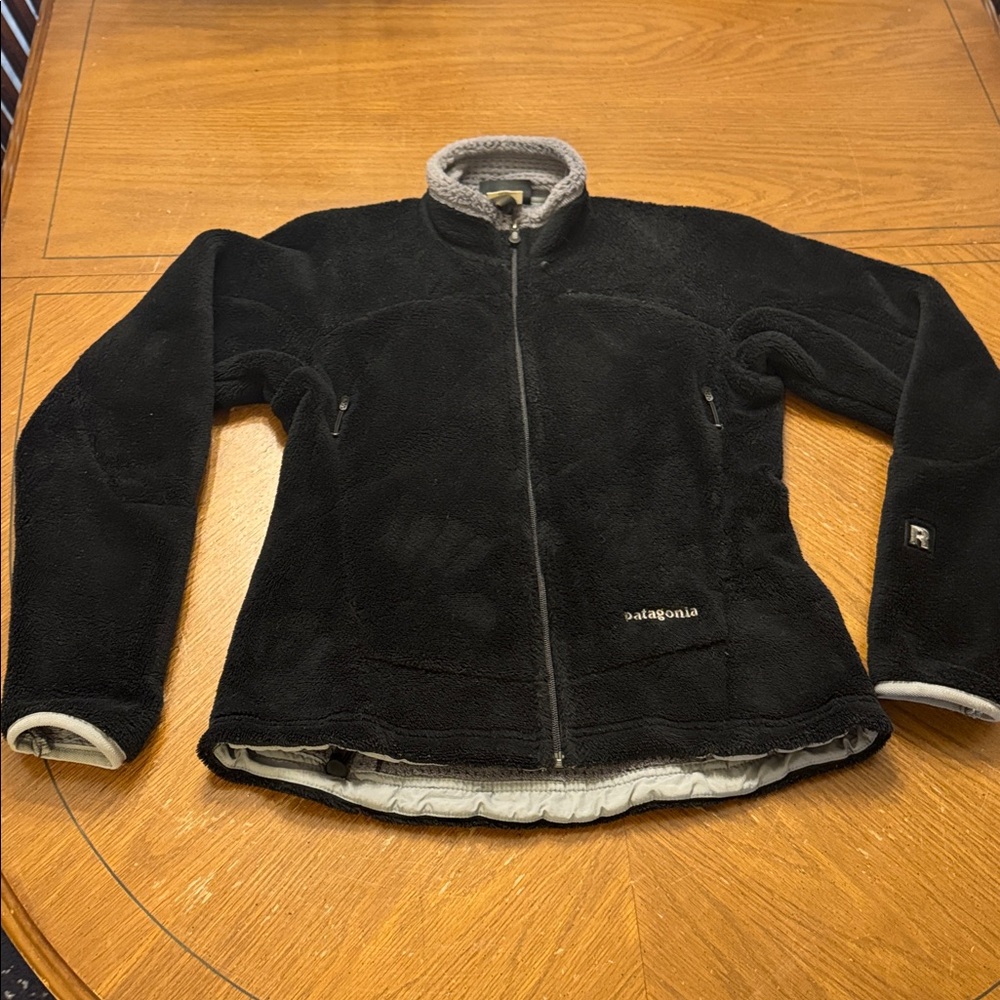 VintagePatagonia R4 Polartec Jacket Small Black Regulator Fleece Sherpa Full Zip